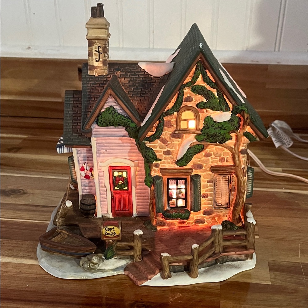 Charming Holiday Cottage with Warm Glow  Christmas Village Harbor Side